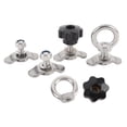 thumbnail image 1 of Kit d'Écrou à Double Crantail pour Rail, Écrou à Vis pour Rail en Acier Inoxydable Compatible avec Lit de Camion, Pickup, RV, ATV, 1 of 7