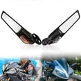 thumbnail image 1 of For Suzuki GSXR 600 750 1000 GSX1300R GSX650F GSX-R Motorcycle Mirror Modified Wind Wing Adjustable Rotating Rearview Mirror, 1 of 5