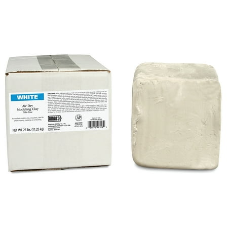 AMACO Air Dry Clay, White, 25 lbs.