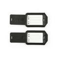thumbnail image 2 of Miamica Women's Luggage Tags with Sturdy Snack Straps, 4.5" x 2.75", Black Butterfly, 2-Pack, 2 of 2