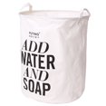 thumbnail image 3 of Foldable Cotton Linen Hamper Laundry Basket with Handle Bag Dirty Clothes Toy Storage Basket Bin Organizer, 3 of 4
