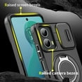 thumbnail image 5 of ELEHOLD Case for Motorola Moto G Power 5G (2024), TPU+PC Shockproof Military Grade Case Built-in Ring Holder Kickstand,Black, 5 of 10
