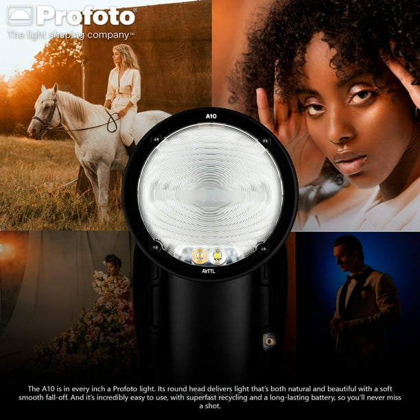 Profoto A10 On-Camera Flash Light for Sony Bundle with Profoto Connect Pro Wireless Transmitter for Sony Camera, Profoto Clic Softbox Octa 2 Feet, and Profoto A10 On-Camera Flash Light for Sony Bundle with Profoto Connect Pro Wireless Transmitter for Sony Camera, Profoto Clic Softbox Octa 2 Feet, and