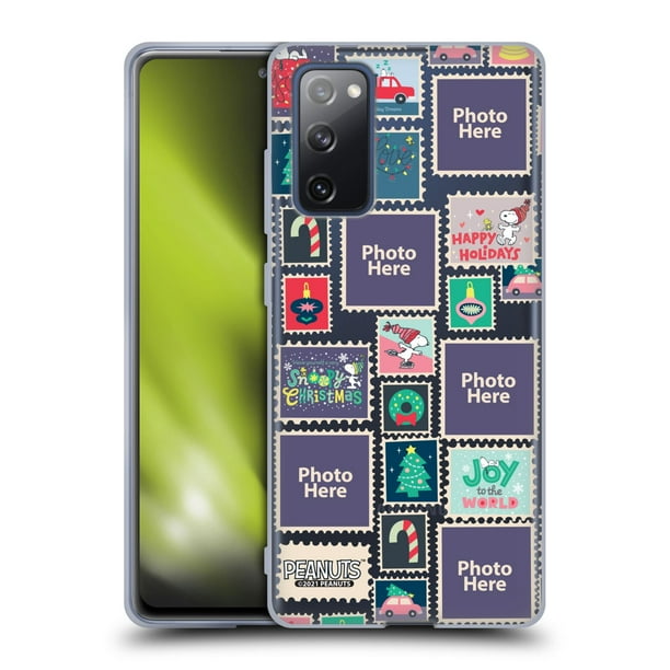 Custom Customized Personalized Peanuts Christmas Festive Stamps Soft Gel Case Compatible With Samsung Galaxy S Fe 5g Walmart Com