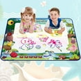 thumbnail image 6 of GPED Doodle Drawing Mat, 40 x 30 inch Large Aqua Magic Water Drawing Mat Toy Gifts for Boys Girls Kids Painting Writing Pad Educational Learning Toys for Toddler 3 4 5 6 Years Old, 6 of 8
