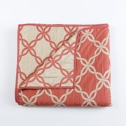 Stylemaster Home Products Belmont Reversible Bedspread, Queen, Coral