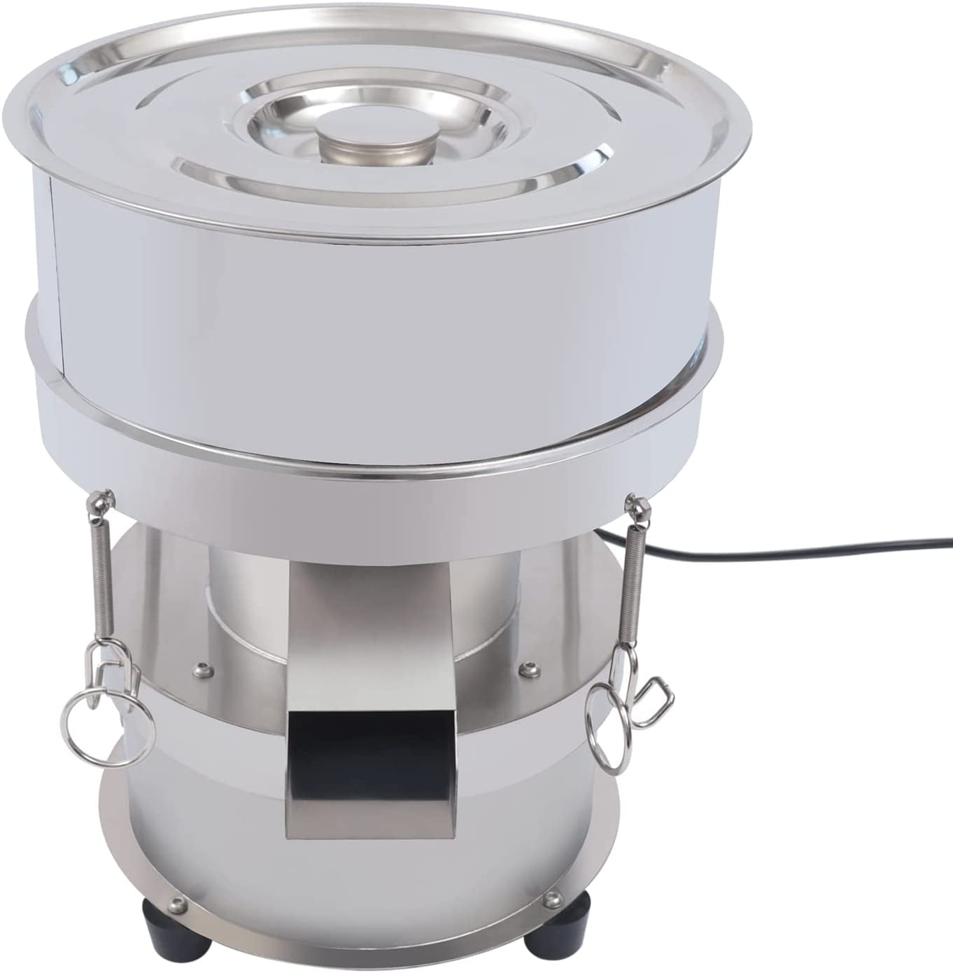 Flour Sifter 110V 50W Electric Automatic Sieve Shaker Vibrating Sieve  Machine Stainless Steel for Powder Particle Bean, 150 beats/min (Sieve  Machine