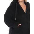 thumbnail image 5 of White Mark Women's Plus Size Hooded Sherpa Jacket, 5 of 5