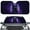 Boho Mandala Cat Galaxy, variant on Xoenoiee Boho Mandala Dragonfly Print Car Windshield Sun Shade Auto Front Window Covers Sun Visor Protector Foldable Blocks UV Rays Sunshade Shield for Car Accessories