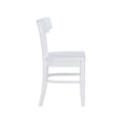 thumbnail image 5 of Linon Farren Solid Wood Set of Two Chairs in White, 5 of 15