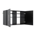 thumbnail image 2 of Prepac's HangUps Upper Storage Cabinet - Elegant and Spacious Wall Cabinets to Maximize Your Storage, 36" Size, Classic Black Finish, 2 of 13