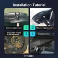 thumbnail image 4 of Fitcamx 4K Front & 1080P Rear Dash Cam for Ford Mustang 2024-2026 (S650/Gen7), OEM Look WiFi, Night Vision, Loop Recording, 128GB, 4 of 6
