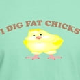thumbnail image 3 of CafePress - I Dig Fat Chicks Dark T Shirt - Men's Classic Graphic Cotton T-Shirt, 3 of 4