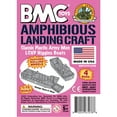 thumbnail image 6 of BMC Classic Marx Landing Craft - 4pc Pink Plastic Army Men Boat Vehicles, 6 of 6