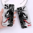 thumbnail image 2 of Clear Phone Case For iPhone Apple 14 12 13 Mini 11 Pro SE 8 7 6 Plus X XR XS Max SE Case Funda Shell Marvel Spiderman Venom LOGO, 2 of 5