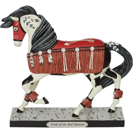 Trail Of Painted Ponies Pride Of Red Nations Figurine 7.4 Inch Multicolor
