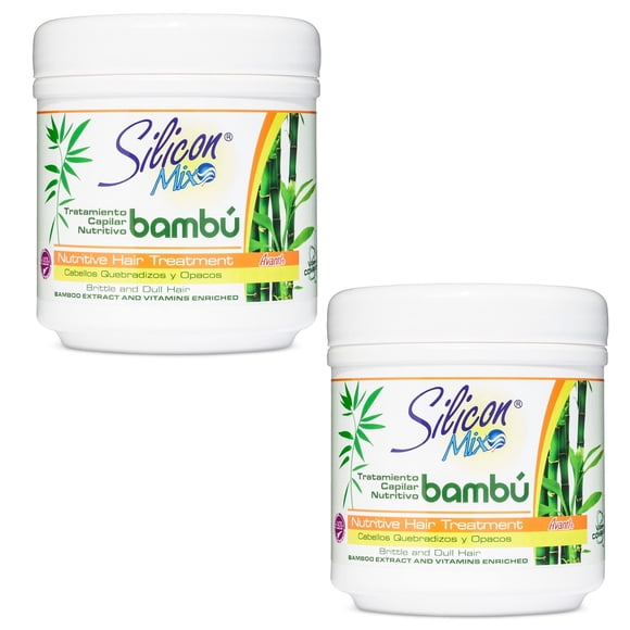 Silicon Mix Bambu Tratamiento Capilar 16oz "Paquete de 2""