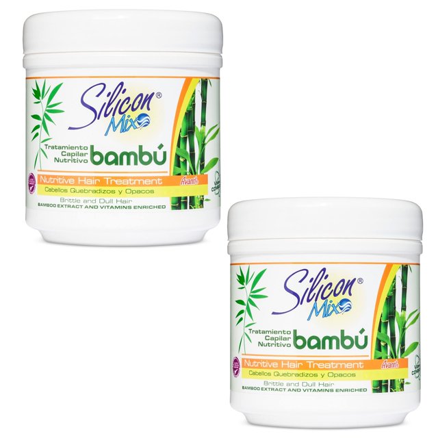 Silicon Mix Bambu Tratamiento Capilar 16oz "Paquete de 2""