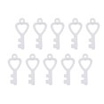 thumbnail image 3 of 10 piezas colgantes de dijes de plata colgantes de llave colgantes de joyería dijes Diy Zulema Colgante de plata con dijes y cerraduras, 3 of 8