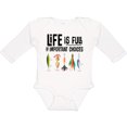 thumbnail image 3 of Inktastic Fishing Life is Full of Important Choices Boys or Girls Long Sleeve Baby Bodysuit, 3 of 5