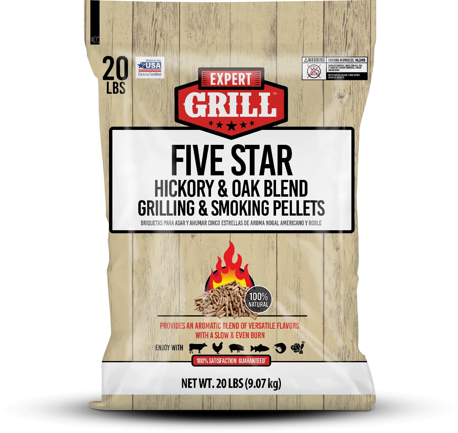 Expert Grill Five Star Blend Wood Pellets - 20lb