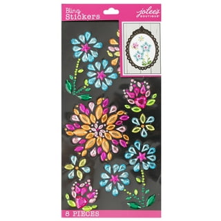 Jolee's Boutique Multicolor Butterflies Bling Paper Stickers, 2 Piece