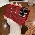 thumbnail image 4 of Compatible with iPhone 8 Plus/7Plus Glitter Bling Case Cute Luxury for Women Girl Men,Camera Protection Shockproof Cover for iPhone 7 Plus/8 Plus（5.5 inch） Red, 4 of 13