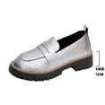 thumbnail image 6 of YLYL Women's Penny Loafers Chunky Heel Lug Sole Slip on Fashion Casual Driving Office Moccasins Shoes, 6 of 9