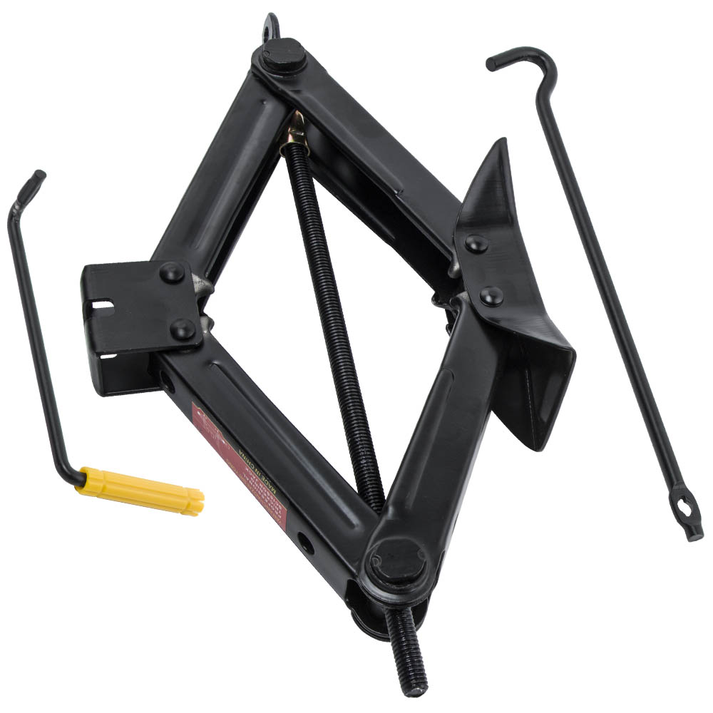 Maxpeedingrods 2 Ton Heavy Duty Wind Up Scissor Jack Stands Handle Lift