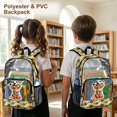thumbnail image 3 of FKELYI Sunflower Highland Cow Print Clear Backpacks for Elementary Student 17 Inch Schoolbag Transprent School Bookbag Boys Girls Casual Daypack Lightweight Travel Bags, 3 of 7