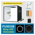 thumbnail image 2 of Lightbox 20cm 25cm 30cm 40cm Light Box Mini Photo Studio Box Photography Light Studio Shooting Tent Box Kit&6 Backdrops ,Photographic Equipment, 2 of 5