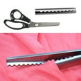thumbnail image 2 of Dressmaking Scissor Tailor Sewing Embroidery stainless steel Crafting Stainless Steel Shear Fabric Edge Scissor, Triangular, 3mm, 2 of 7