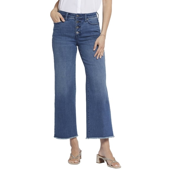 NYDJ womens Teresa Mission Blue Ankle Crop Jean, 00