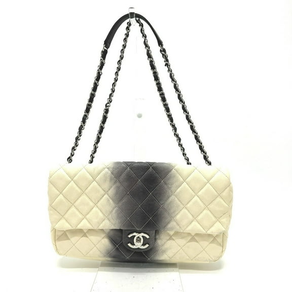 Pre-Owned CHANEL Chanel CC Coco Mark Matelasse Quilted Chain Bag W Shoulder Caviar... (Good)