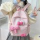 thumbnail image 2 of MBTI - Mochila bonita y dulce para mujer, con lazo a cuadros, estilo universitario elegante, informal, de gran capacidad, estilo Harajuku, nueva mochila para mujer, 2 of 5
