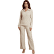 thumbnail image 1 of Conjunto de Suéter y Pantalón Acanalado Diseño Elegante y Versátil para Mujer, 1 of 5