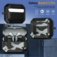 thumbnail image 2 of Case for Samsung Galaxy Buds 3 / Buds 3 Pro Camouflage Earphone Cover with Secure Lock and Mountaineering Buckle, 2 of 5