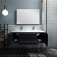 thumbnail image 7 of Fresca Lucera 48" Espresso Wall Hung Double Undermount Sink Modern Bathroom Vanity w/ Medicine Cabinet, 7 of 7