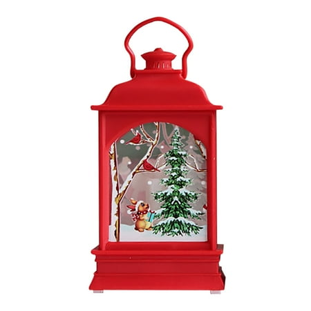 

Lamp Decoration Lamp Electronic Plastic Candle Candlestick Desktop Kerosene Snowman Lamp Led Home Decor