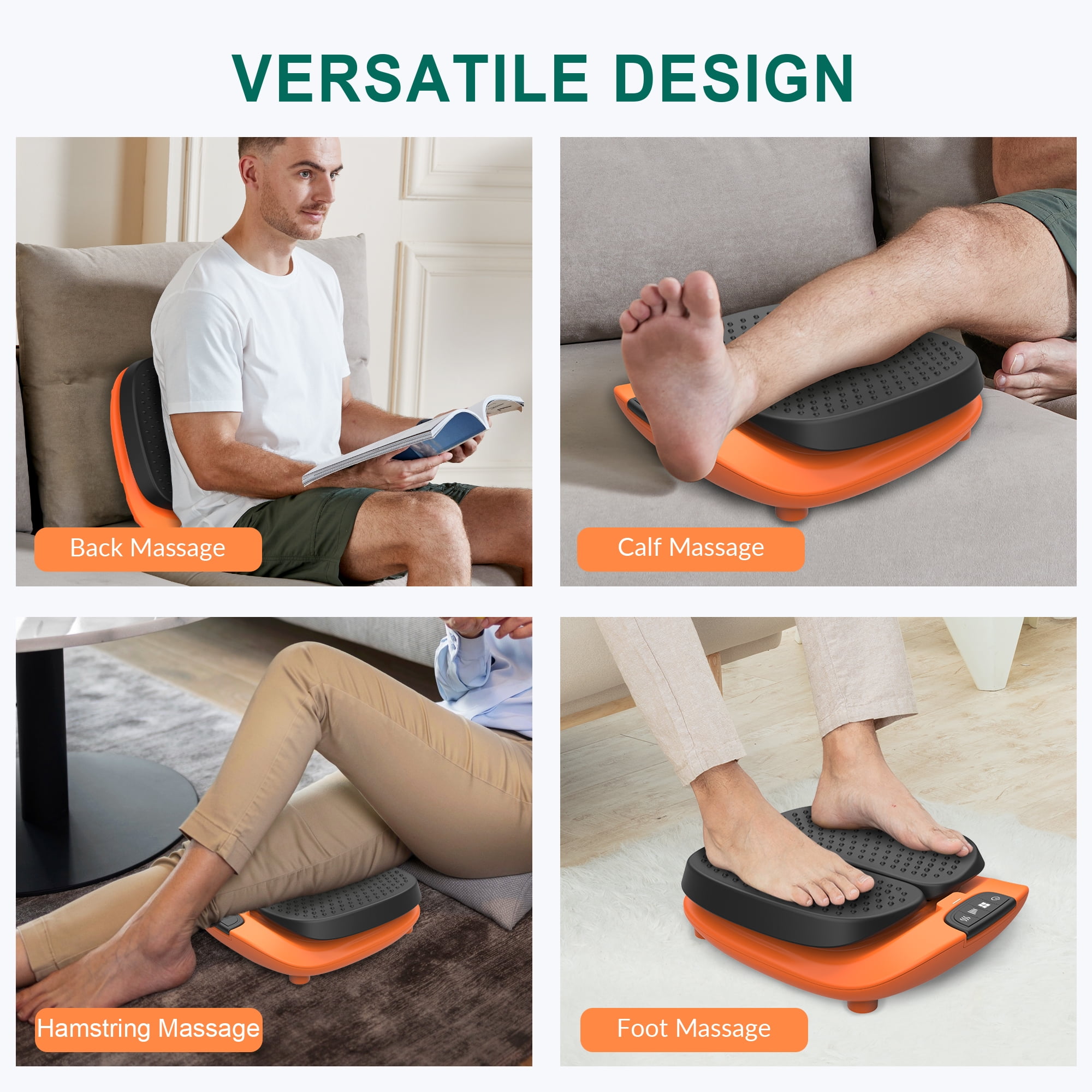Vibration Foot Massager with Heat, Snailax Adjustable Foot Massager Machine with App Control, Gifts