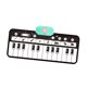 thumbnail image 4 of Tapete de piano de piso para niños pequeños, tapete musical para niños con 14 teclas, regalo de cumpleaños, música blanco y negro, 4 of 9