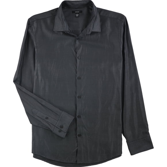 Camisa Alfani Vesper Twill para hombre gris pequeño