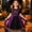 Purple, variant on Piuwrlz Girls Halloween Party Dresses Kids Girl Cos Perform Dress Orange Size 4-5 T