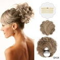 thumbnail image 1 of Pelucas con flequillo para mujer, peluca ondulada suelta, pieza de peluca que se puede doblar, círculos de cabello sueltos tipo nido de pollo, pieza de cabello natural, peluca de cabello tipo nido de, 1 of 2