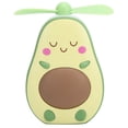 thumbnail image 3 of Mini Ventilador Recargable USB Sailing con Espejo de Maquillaje Aguacate Amarillo, 3 of 10