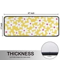 thumbnail image 5 of Kitchen Rugs Sets Of 2,Yellow Daisy Flower Red Centers Pattern Anti Fatigue Kitchen Mat Rugs Non Slip Washable,Decorative Kitchen Floor Mats for Kitchen,Sink,Laundry,17"x47"+17"x47", 5 of 5