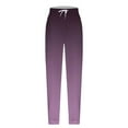 thumbnail image 5 of GA WEIHUA Clearance Sales,Plus Size Sweatpants Women Trendy Fashion Gradient Sweatpant High Waisted Drawstring Pants with Pockets(Purple,Large), 5 of 5