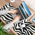 thumbnail image 6 of Zebra Print Desk Mat, Desk Accessory, Cute Workspace, Trendy Workspace, Trendy, 35.4x15.7in Large Gaming Mouse Pad, Cute Desk Topper, Pretty Desk Pad, 6 of 6
