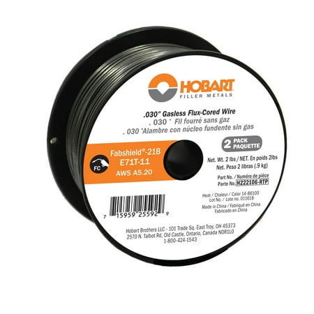 

Hobart Flux Core Welding Wire - E71T-11