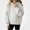 White, variant on ITSAME Girls Hooded Sweatshirt (3-16) Polka Dot Print Loose Fit Long Sleeve Fall Winter Fashion Versatile Hoodie Size 9